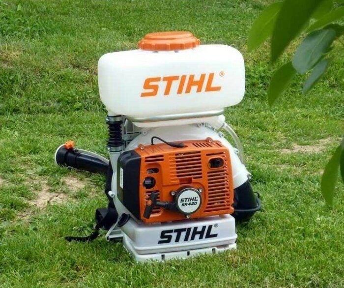 Комплектація Обприскувач SR420 STIHL — вузли та деталі