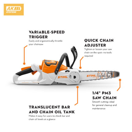 Детальний знімок Акумуляторна пила MSA60.0 C-B 1/4"P Set (AK20) STIHL від офіційного дилера