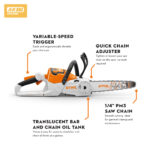 Акумуляторна пила MSA70.0 C-B 1/4"P Set (AK30) STIHL (MA040115830) - Зображення 2