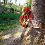 Бензопила MS363 40см STIHL (MB012000093) у робочому положенні — оригінал